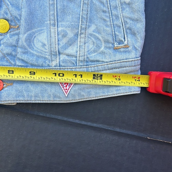 New J BALVIN GUESS Blue Denim Girls Jacket SZ 4 - Picture 7 of 8